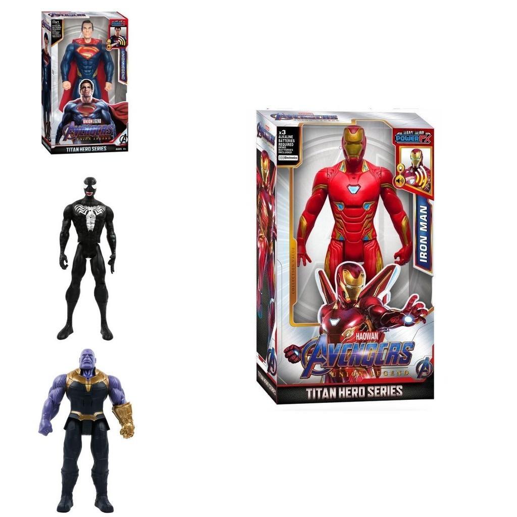 Spiderman Thor Thanos Captain Hulk Iron Man Venom Ronin Groot Akční Hračky Figurka