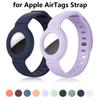 Case for Apple AirTag Silicone Strap Air Tag Anti-lost Bracelet Protective Cover for Kids Children Tracker Locator Watch Band