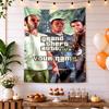 Gta Custom Wall Tapestry Cozy Personalized Tapestry Non-Fading Color Great for Dorm Room Four Seasons Decor Gift for Travel Home Birthdays