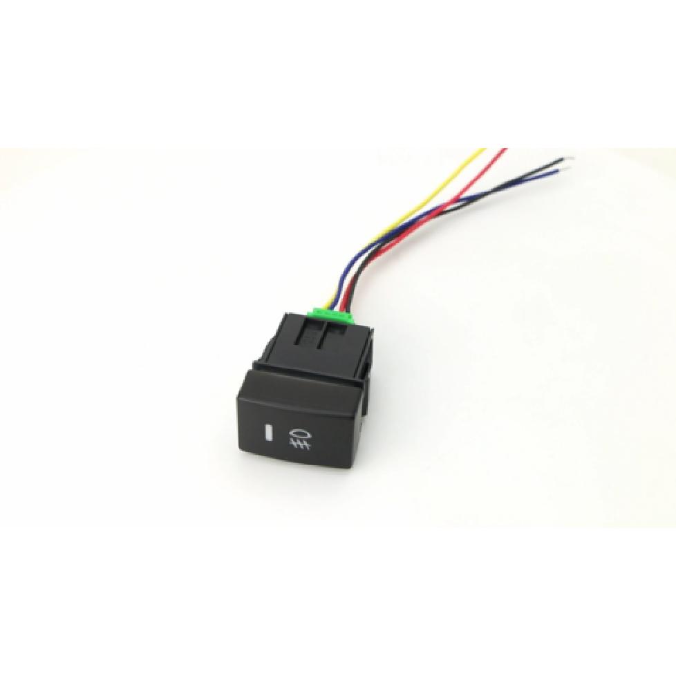 Factory Style 4-Pole 12V Push Button Switch w/LED Background Indicator Lights