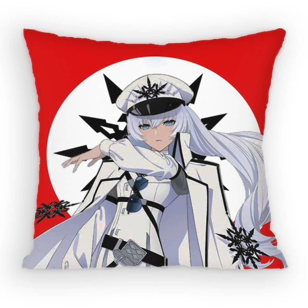 RWBY ICE Queendom Weiss Schnee Pillow Case Sofa Living Room for Bedroom Car Headboard Backrest Cushion Square Cushion Nap Time