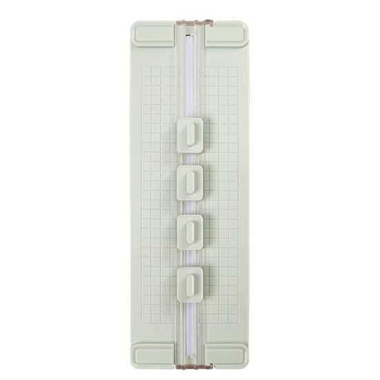 Портативные двойные орбитальные резаки для бумаги 4-в-1 с лезвиями, мини-резак для бумаги с линейкой и сеткой, инструмент для скрапбукинга зелёный