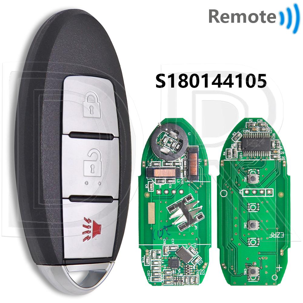 Toller 4A Chip 433MHz S180144102/104/105/106 Näherungs-Autofernbedienungsschlüssel für Nissan Rogue Qashqai X-Trail 2014 2015 2016