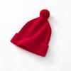 Cozy Cashmere Knit Baby Hat - Warm, Elastic, Solid Color for Autumn/Winter