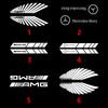 BLZ3   Rearview Mirror HD LED Projector Puddle Lamp For Mercedes Benz AMG A B C E S GLC Class W205 W213 W222 W253 Car Accessories