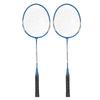 LEIJIAER Badminton Racket Set of 2 Player Iron Alloy Professional Training Replacement Equipment