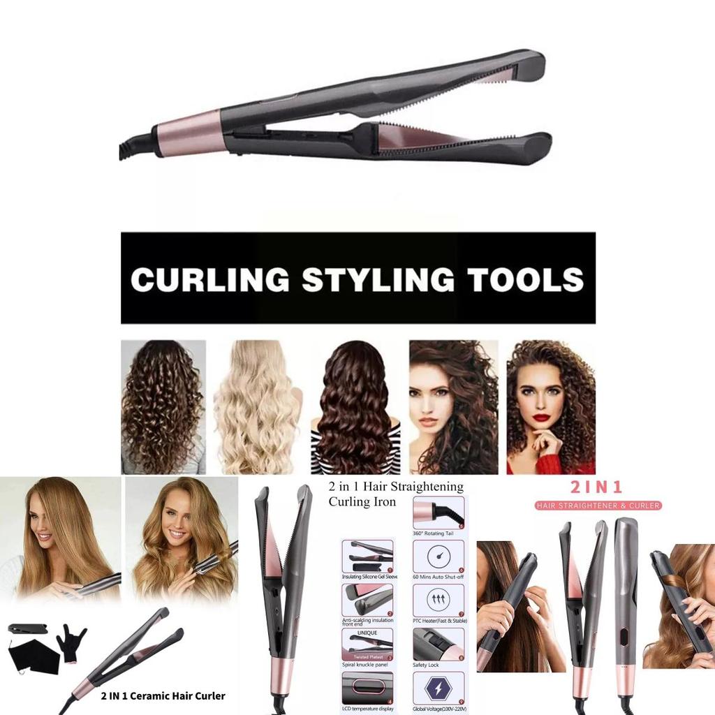 Professional 31mm Diameter Ceramic Curling Wand With 10 Temperature Settings For All Hair Types