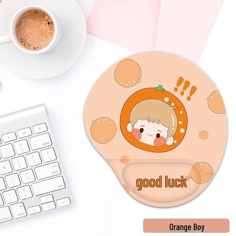 Fumede Orange Boy DX Silicone Wrist Rest Mouse Pad