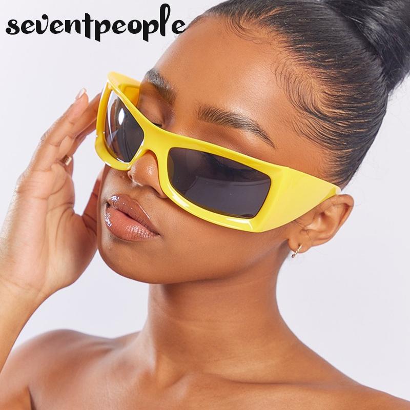 Oversized Square Sunglasses Women Punk Shield Sun Glasses For Men Streetwear Y2k Sunglass Unisex Outdoor Sports Goggle Male