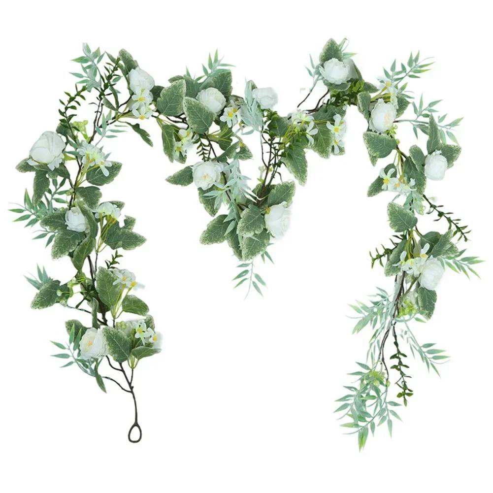 

Artificial Flower Garland Home Decoration Party Decoration 190cm Intricately Printed Veins Long-lasting Beauty