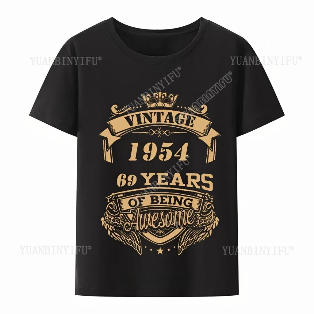 Street Fashion Vintage Made  1954 73th Birthday T Shirts 73 Years Old  Born  Gift Serial  Dad and Grandpa