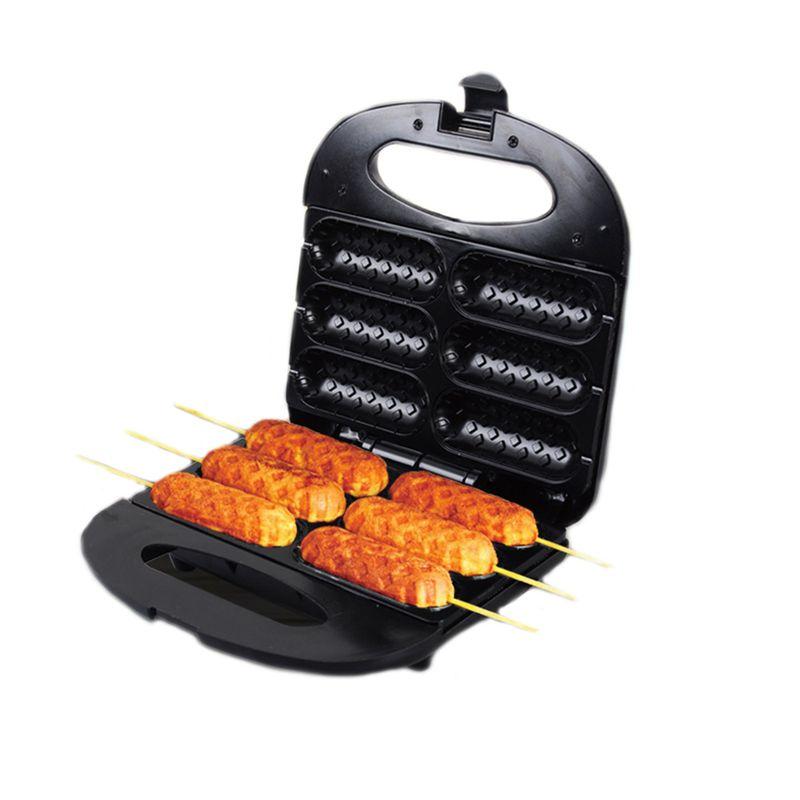 

Аппарат для жарки сосисок Аппарат для хот-догов 220 В Европейский стандарт Домашний Завтрак Барбекю Сэндвичница Электрическая сковорода Аппарат для хот-догов Hot dog Machine