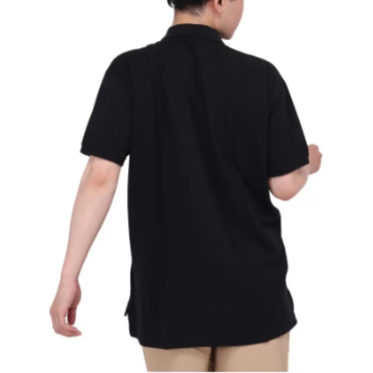 Polo Ralph Lauren Polo à Manches Courtes Uni avec Poche pour Homme Noir MNPOKNI1N822399-001