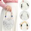 DIY Retro Handbag Chain Colorful Replaceable Bags Belt Resin Extension Bead Chain Phone Case Accessories