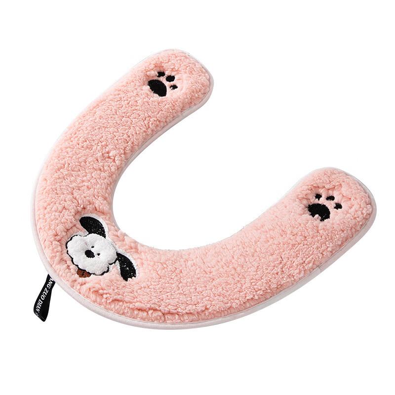 Thickened U-Shaped Puppy Paw Waterproof Toilet Seat Cushion