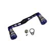 Full Metal Fishing Reel Crank Arm: Metal Handle Knob, DIY Lure Modification, Water Drop Design, Aluminum Alloy, Universal Electroplating Accessories