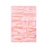 Fashion Press On Nails Artificial Nails 120Pcs Elegant False Nail Set Nail Art Accessories for Salon and Home Use