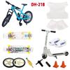 Mini Finger Bike, Skateboard, Scooter & Pants Toy Set