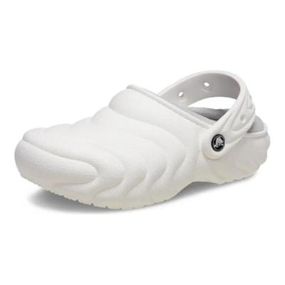 Einfache Leichte Temperament Plüsch Lochschuhe Unisex Weiß