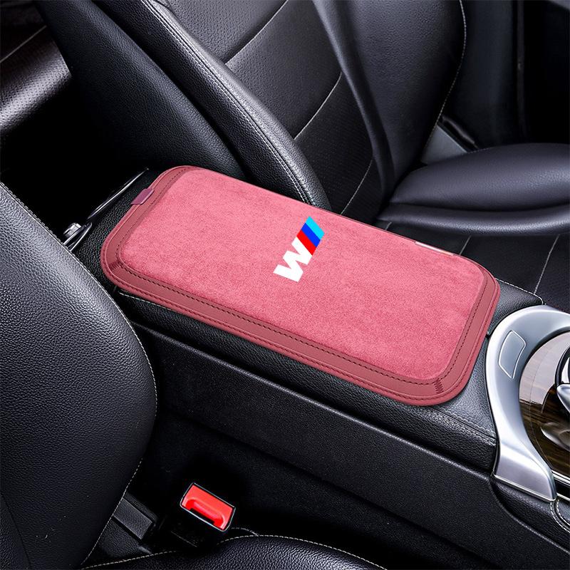 Leather Car Armrest Box Pad Auto Armrest Mat Accessories For BMW 1 3 5 7 Series M X1 X3 X4 X5 F10 F15 F16 F20 F30 M3 M4 E34 E46 HV0