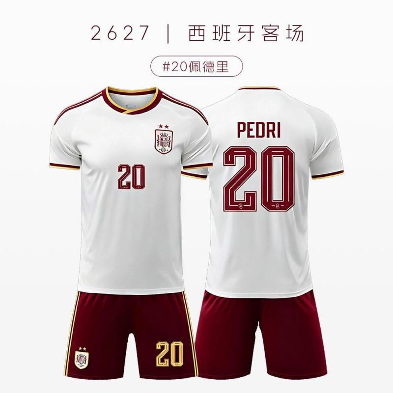 2026 Spain National Team Yamal 19 Soccer Training Jersey Adult Kids Football Suit Sports