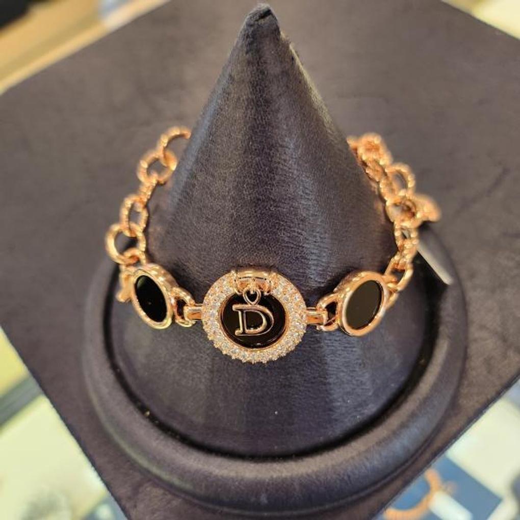 Atria Onyx Circle Chain Bracelet SEYBADG0002PKF