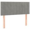 VidaXL Headboard Bedroom Furniture Single Bed Accessory Headboard Frame Interior Light Grey 80x5x78/88 346208