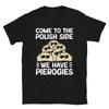 Camiseta Unisex Divertida con Diseño de Equipo Pierogi con Gafas de Sol Comida Polaca