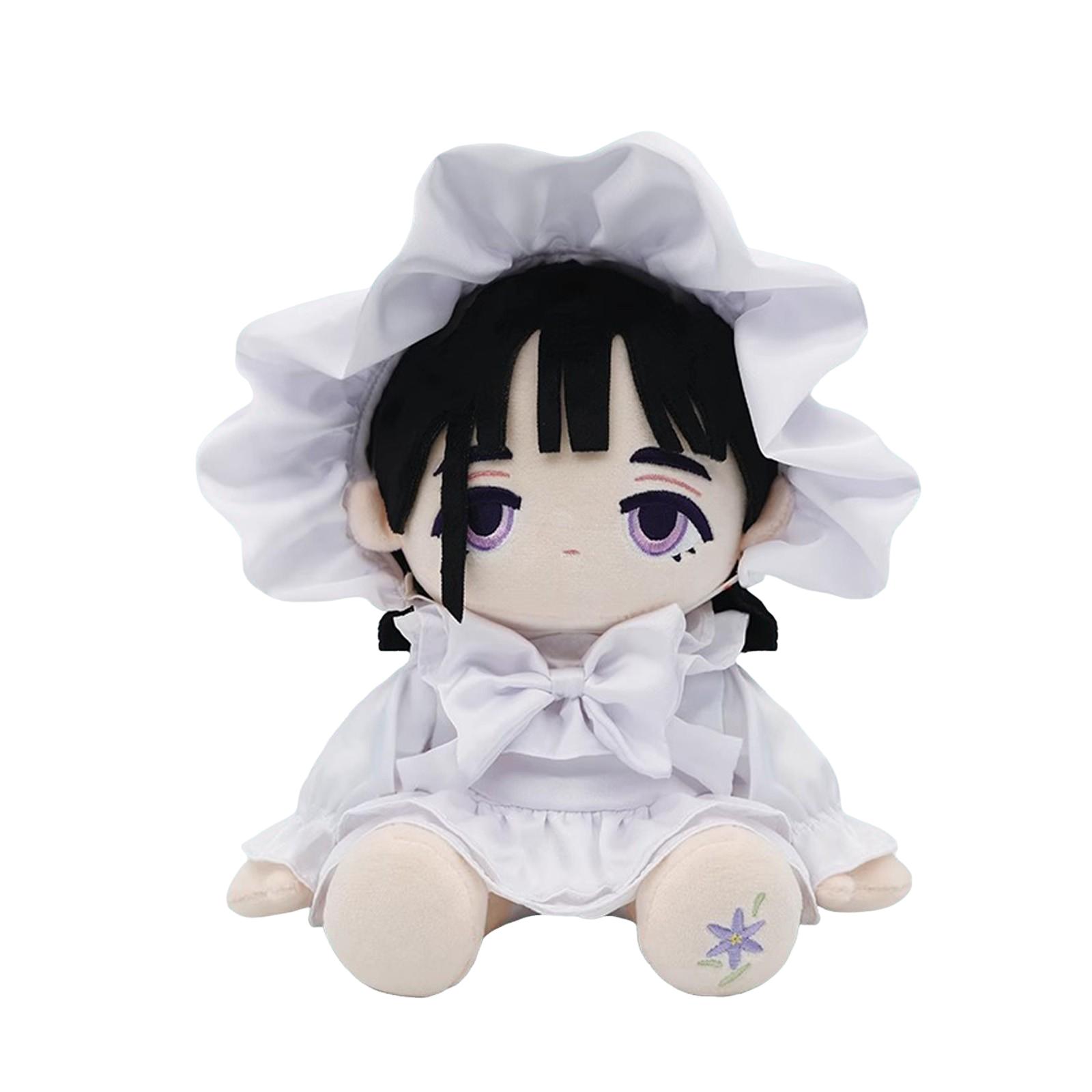 

Cute Soft Plush Doll with Big Hat and Bow, Stuffed Anime-Style Character Toy, Collectible Gift for Kids & Fans, 11.8 Inch One Size