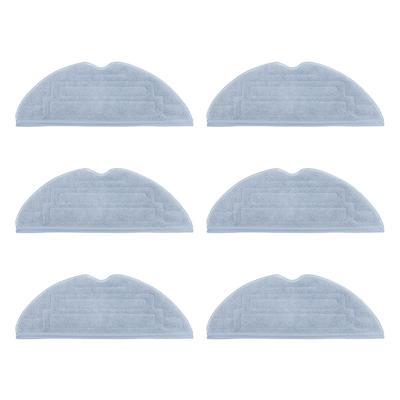 Pack of 6/8/12 Washable Mopping Cloth for S8 Plus Robot Vacuum Mop Cleaners Spare Replacement Parts Accessories