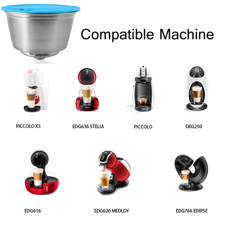 Refillable Coffee Capsule For Dolce Gusto Machine Reusable Stainless Steel Filter Cup Nespresso Coffee Maker Accessories