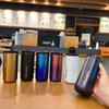 New 350/500ml Travel Coffee Mug Double Stainless steel Coffee Thermos Mug Portable Car Vacuum Flasks Thermo Cup Water Bottler