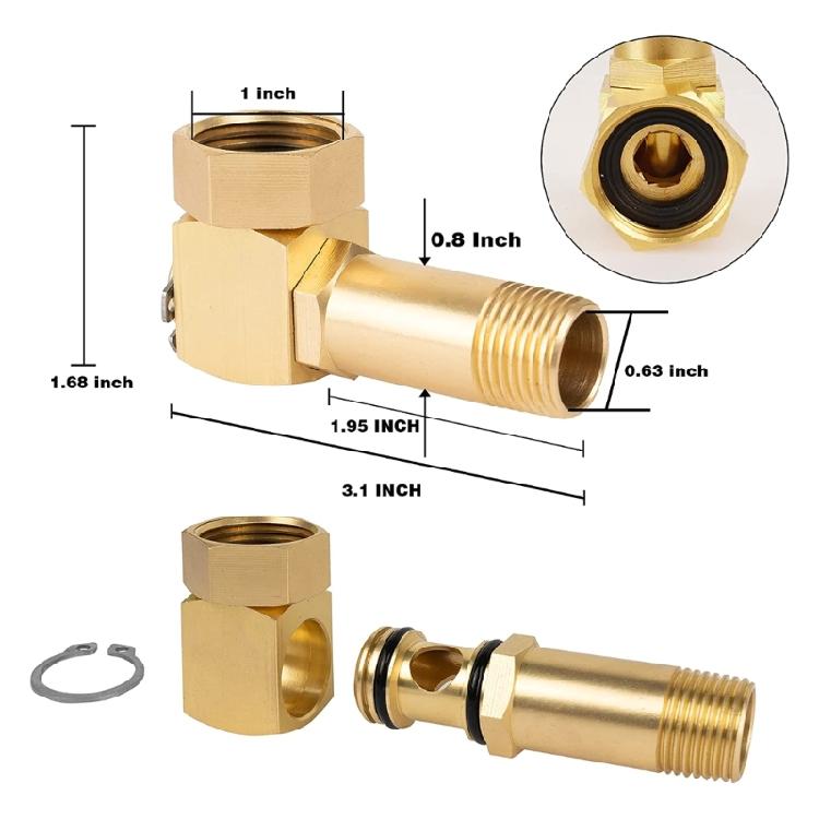 Adaptor furtun de grădină de înaltă performanță Fitinguri pivotante pentru tambur de furtun Accesoriu de grădină