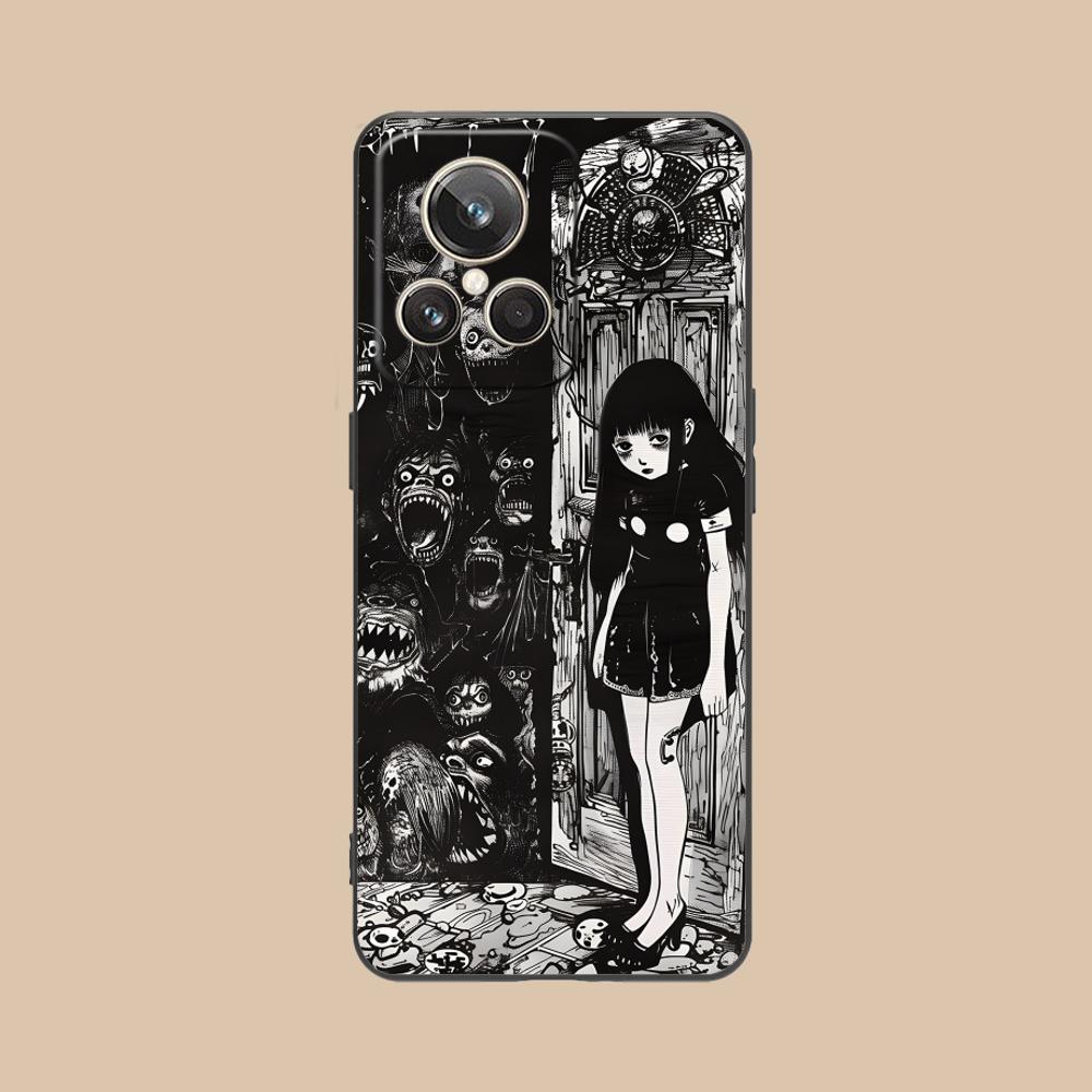 Terror Gothic Art Mobile Phone Case for Realme 15 14 13 12 11 10 9 Pro Plus T I Lite 5G Colorful Printing Cover Luxury Cover