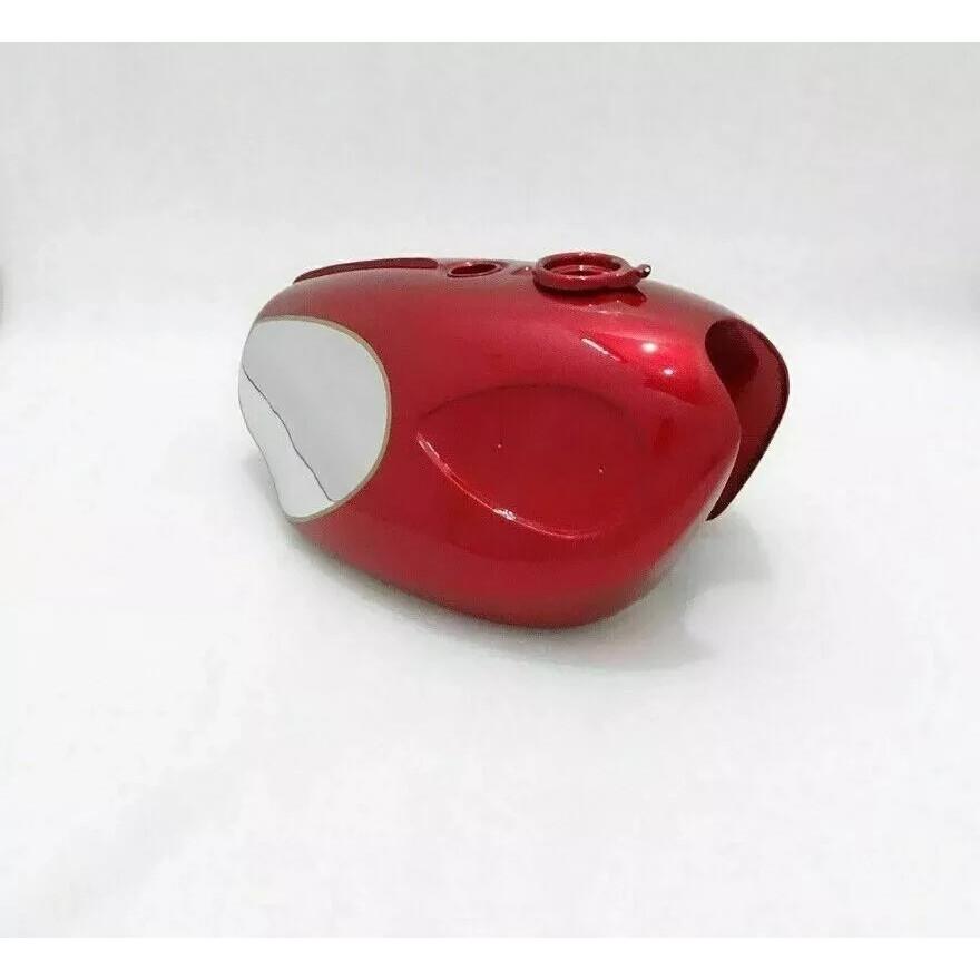 BSA A65 SPITFIRE, FIREBIRD POLISH & RED PAINTED ALLOY FUEL TANK 1960'S |Fit For