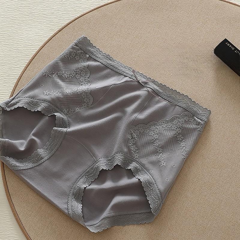 Women's Mid-waist Underwear Is Comfortable, Soft, Breathable and Skin-friendly, Daily with Cute Lace Panties