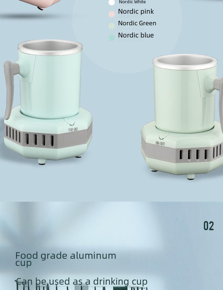 "2023 Summer Quick Cooling Cup: Portable Ice & Heat for Office Desks"