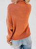 Women's Thick Yarn High Neck Pullover Sweater - 2019 Autumn/Winter Knitwear Collection for European and American Fashion.