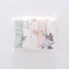 Newborn Pure Cotton Baby Face Towel - Super Soft Absorbent Gauze, Small Square Towel & Bib