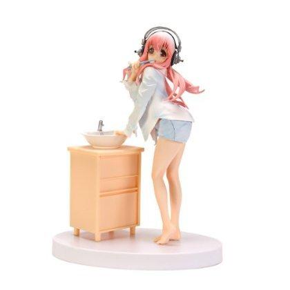 Super Sonico Sonico-chan's Daily Life Close-Up Special Figure Morning Toothbrushing [Sonico (1 type)]