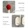 Adhesive Wall Hooks Hair Accessories Organizer Rounded Edge Cartoon Adhesive Hook for Bathroom Kitchen