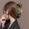 1Pc New Women's Retro Green Bamboo Hair Clips Women's Pearl Hair Clip Girl Styling Decorative Headwear
