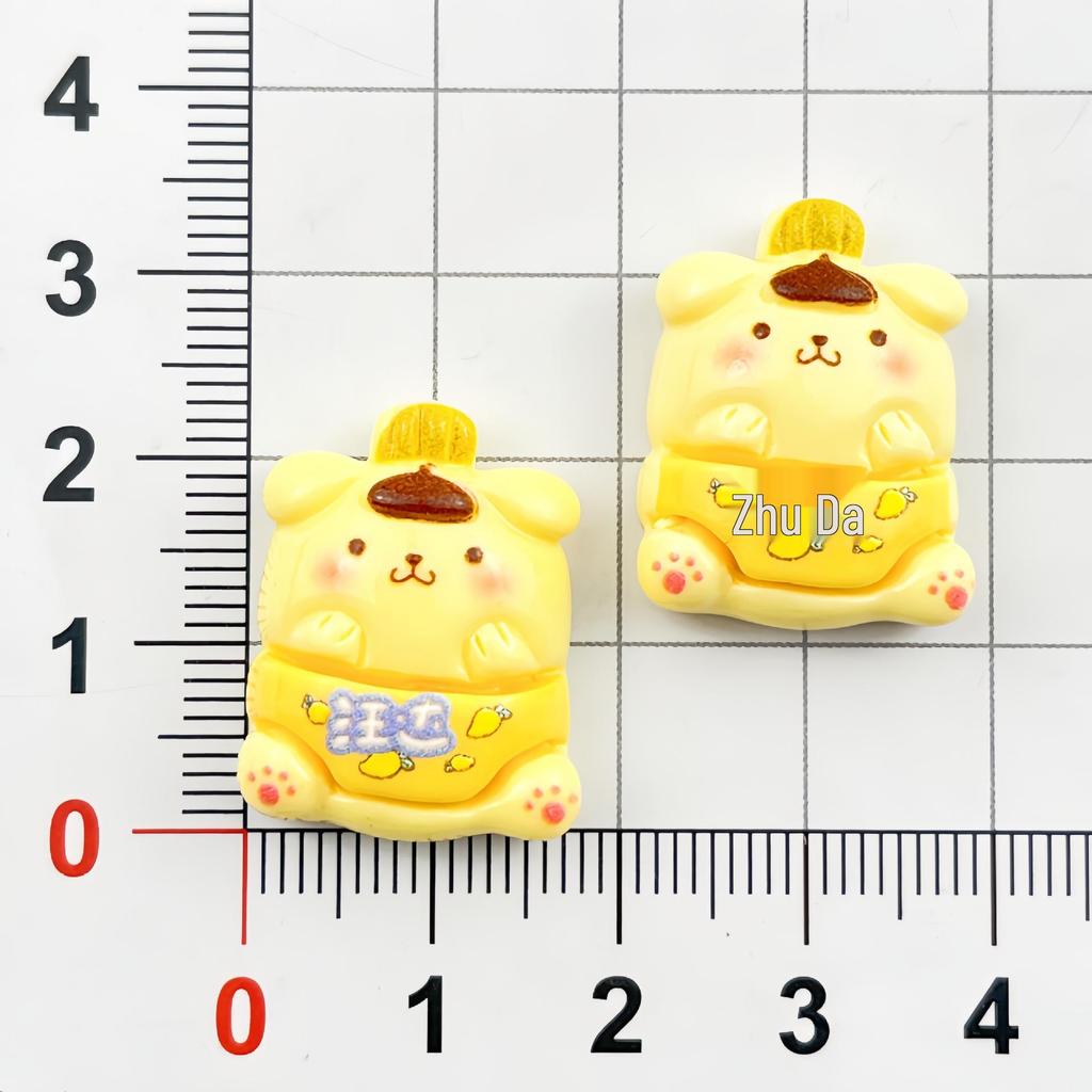 Cute Cartoon Animal Resin Accessories: DIY Phone Case, Hair Clip, Drink Bottle, Fridge Magnet, Luggage Decor.