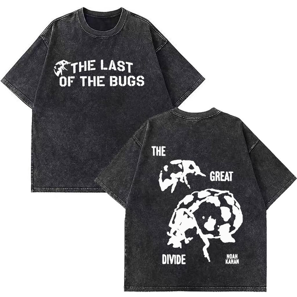 2026 Heißer Verkauf Noah Kahan The Great Divide Tour 2026 Grafik Vintage Gewaschenes T-Shirt Herren Damen Übergroßes T-Shirt Sommer Locker Lässige T-Shirts Oberteil