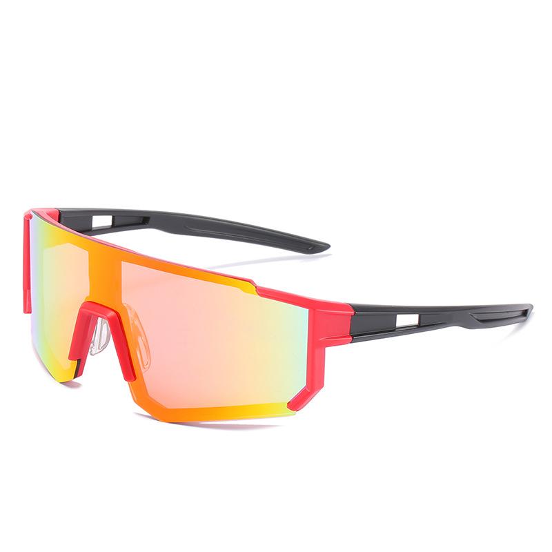 Men'S Cycling Glasses Colorful Large Frame Sunglasses Eye Protection Sunglasses Women'S Outdoor Sports Glasses 20833