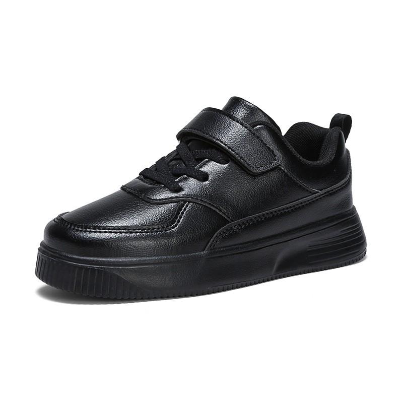 Kids Waterproof Leatherette Sneakers With Non-Slip Soft Sole Boys Girls School Outdoor Play