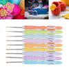 9pcs Soft Comfort Grip Handles Crochet Hooks Set Ergonomic Crochet Needles  For Knitting Craft