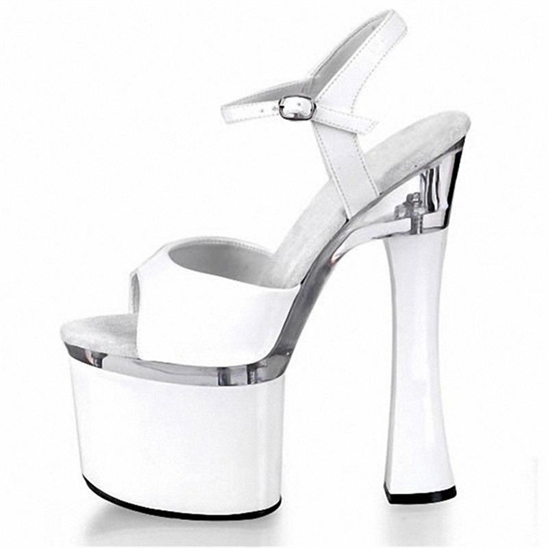 

20Cm super high heel wine glass heel, women s shoes 36 білий