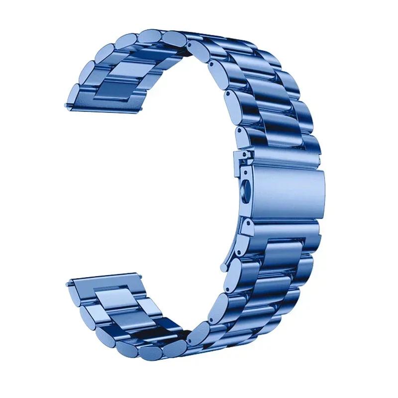 Metal Stainless Steel Band For Samsung Galaxy Watch 7/FE/6/5 pro/4/Classic 20mm 22mm Bracelet Amazfit GTS-GTR-4-3-2e-mini Strap