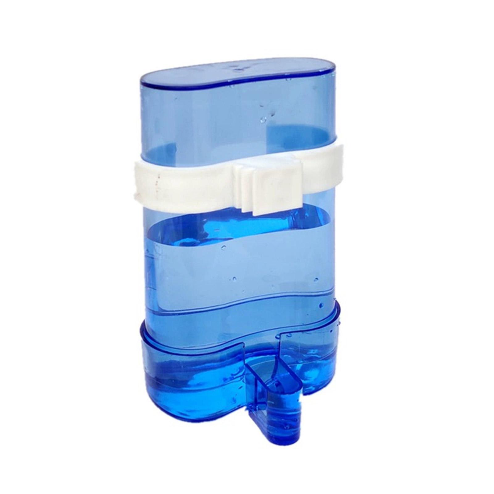 Large Automatic Feeder Waterer For Budgie Cockatiel Birds Auto-Refill Water Parakeet Automatic Feeder Big Automatic Bird Waterer синий